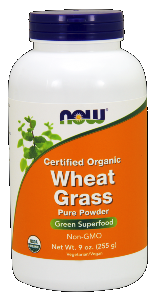 Organic Wheat Grass Powder (9 oz) NOW Foods